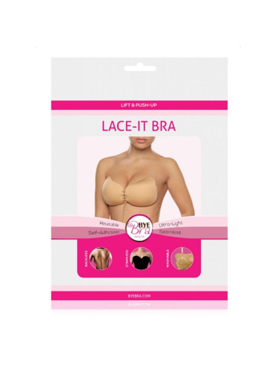 BYE-BRA - LACE-IT ENHANCEMENT PUSH-UP SCHWARZ CUP C