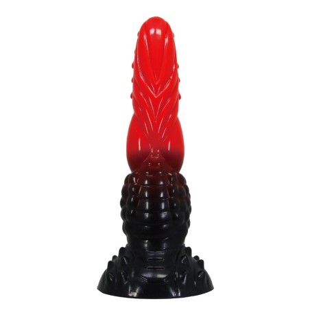 POWER MONSTERS - DILDO DE FANTASIA DRAGÃO DE FOGO COM VENTOSA 24,5 CM 