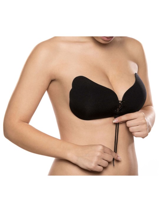BYE-BRA - LACE-IT ENHANCEMENT PUSH-UP SCHWARZ CUP C