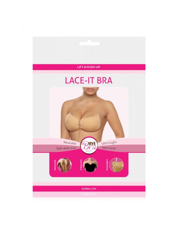 BYE-BRA - LACE-IT ENHANCEMENT PUSH-UP SCHWARZ CUP D