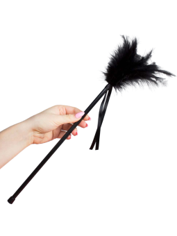 SECRETPLAY - PLUMERO PLUMAS NEGRO 40 CM
