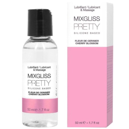 MIXGLISS - PRETTY CHERRY BLOSSOM SILICONEN GLIJMIDDEL 50 ML