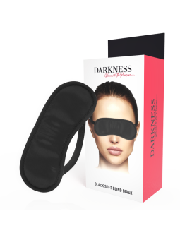 DARKNESS - ZWART RECHT OOGMASKER