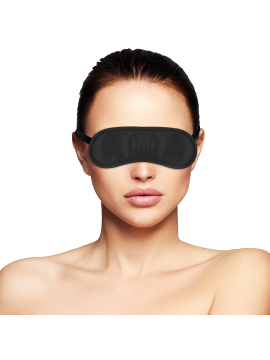 DARKNESS - ZWART RECHT OOGMASKER