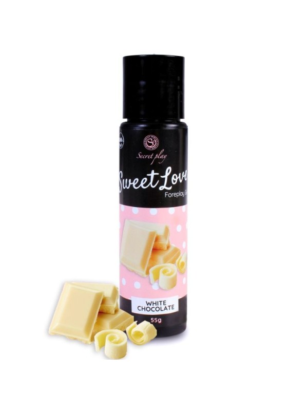 SECRETPLAY - GEL SWEET LOVE CHOCOLAT BLANC 60 ML