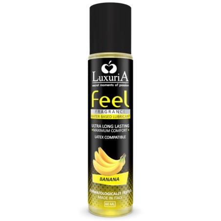 INTIMATELINE LUXURIA - FEEL WATERGEBASEERD BANAAN GLIJMIDDEL 60 ML