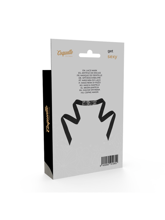 COQUETTE CHIC DESIRE - LACE MASK BLACK
