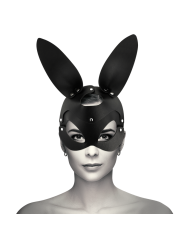 COQUETTE CHIC DESIRE - MÁSCARA CUERO VEGANO CON OREJAS DE CONEJO
