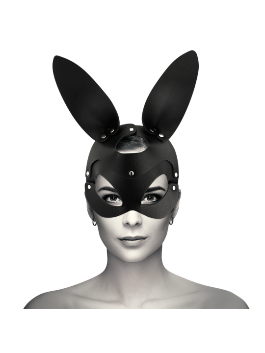 COQUETTE CHIC DESIRE - MSCARA DE COURO VEGANO COM ORELHAS DE COELHO