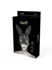 COQUETTE CHIC DESIRE - MSCARA DE COURO VEGANO COM ORELHAS DE COELHO