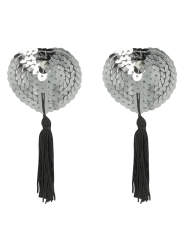 COQUETTE CHIC DESIRE - NIPPLE COVERS SILVER