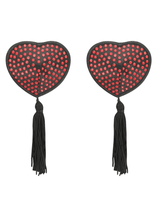 COQUETTE CHIC DESIRE - CUBRE PEZONES ROJO / NEGRO