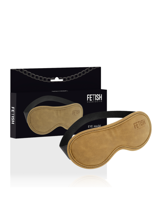 FETISH SUBMISSIVE ORIGEN - VEGAN LEATHER MASK WITH NEOPRENE LINING