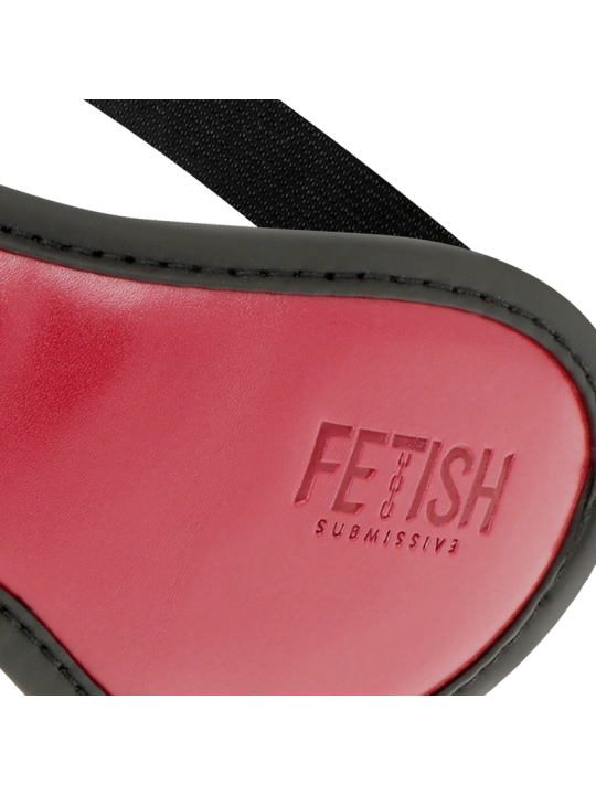 FETISH SUBMISSIVE DARK ROOM - VEGANE LEDERMASKE MIT NEOPRENFUTTER
