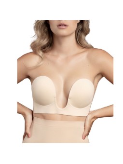 BYE-BRA - BH OHNE GRIFFE EN U BEIGE CUP D