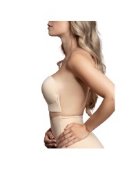 BYE-BRA - SUTI SEM ALAS EN U BEIGE COPO D
