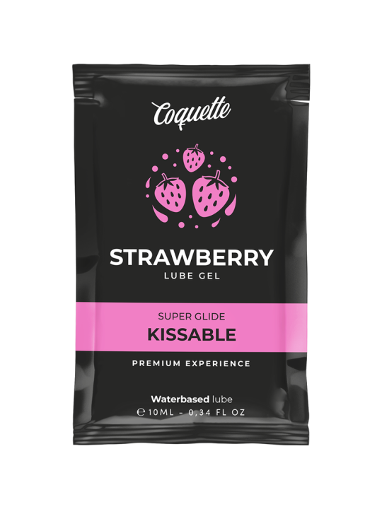 COQUETTE CHIC DESIRE - POCKET LUBRICANTE KISSABLE BASE AGUA FRESA 10 M