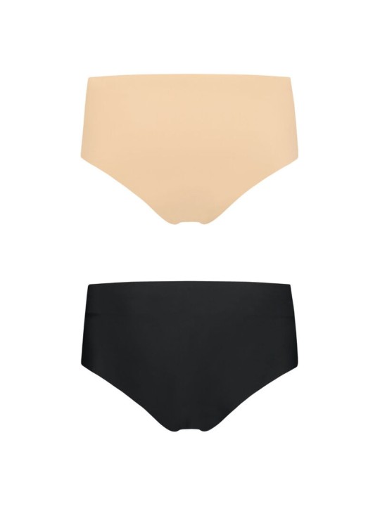 BYE-BRA - PAKKET VAN 2 STUKS NAADLOZE SNEAKERS MAAT XL