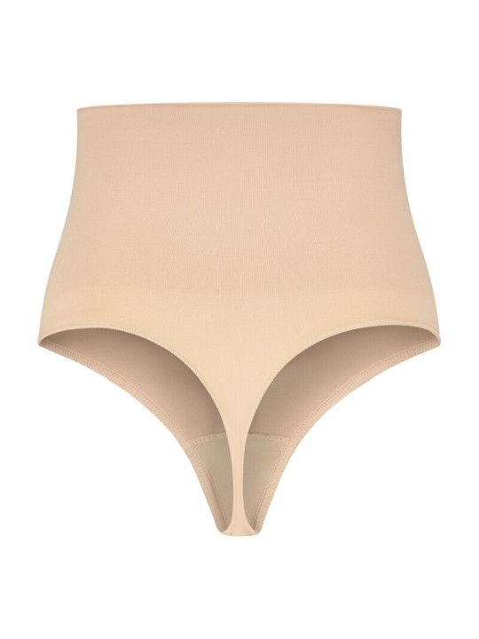 BYE-BRA - FAONNEUR SANS POINTS STYLE STRING BEIGE TAILLE L