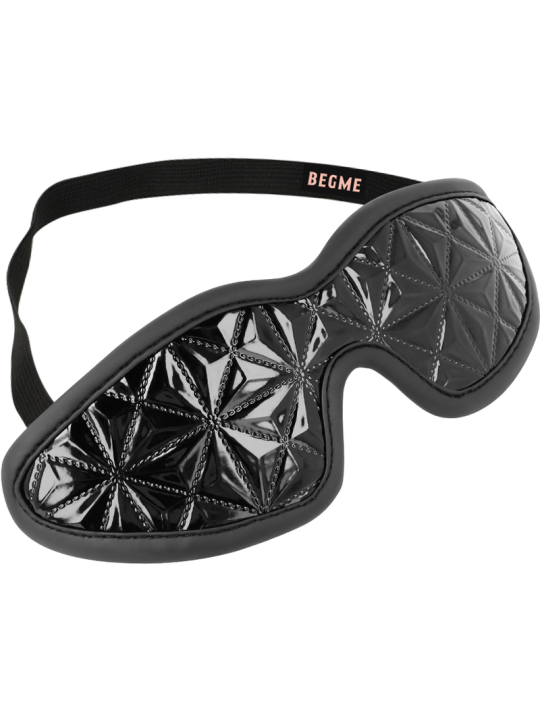BEGME - BLACK EDITION ELASTISCH OOGMASKER MET NEOPREEN VOERING