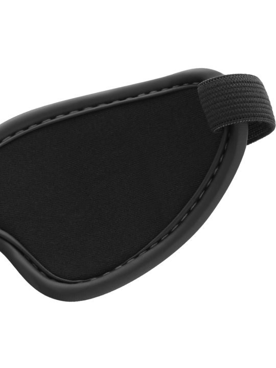 BEGME - BLACK EDITION ELASTISCH OOGMASKER MET NEOPREEN VOERING
