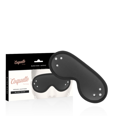 COQUETTE CHIC DESIRE - FANTASY VEGAN LEATHER BLIND MASK WITH NEOPRENE 