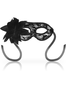 OHMAMA - MASKS ANTIFAZ CON ENCAJES Y FLOR NEGRO