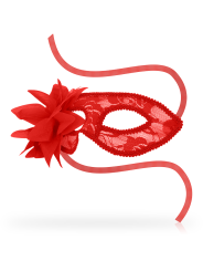OHMAMA - MASQUES MASQUES DENTELLE ET FLEUR ROUGE