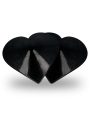 COQUETTE CHIC DESIRE - NIPPELABDECKUNGEN MIT SCHWARZEN HERZEN