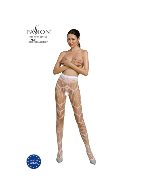 PASSION - BODYSTOCKING ECO COLLECTION ECO S006 BLANC