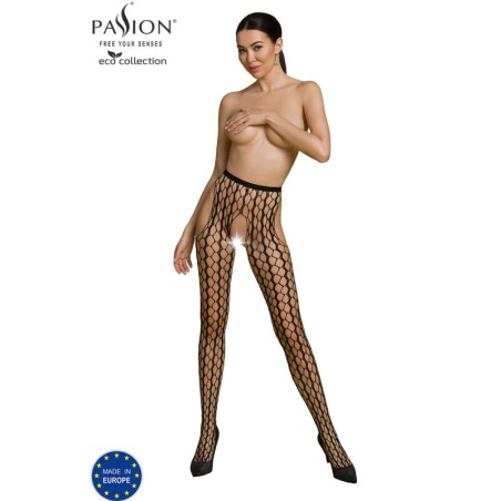 PASSION - ECO COLLECTIE BODYSTOCKING ECO S007 ZWART