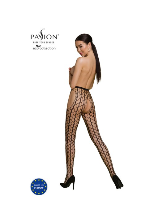 PASSION - ECO COLLECTIE BODYSTOCKING ECO S007 ZWART