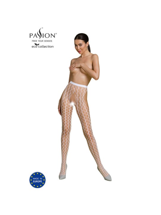 PASSION - ECO COLLECTIE BODYSTOCKING ECO S007 WIT