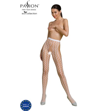 PASSION - ECO COLLECTIE BODYSTOCKING ECO S007 WIT