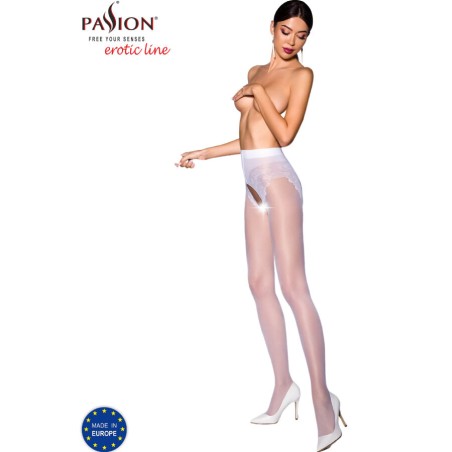 PASSION - TIOPEN 006 WITTE 1/2 30 DEN PANTY