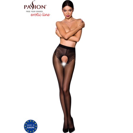 PASSION - TIOPEN 006 ZWARTE KOUSEN 1/2 30 DEN
