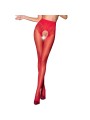 PASSION - TIOPEN 006 ROTE STRUMPFHOSE 3/4 30 DEN