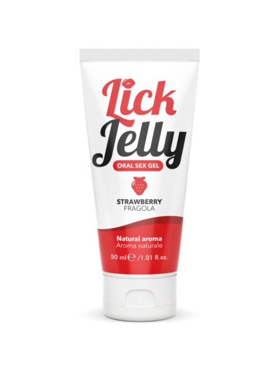 INTIMATELINE - LICK JELLY AARDBEIEN GLIJMIDDEL 50 ML