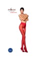 PASSION - TIOPEN 008 ROTE STRUMPFHOSE 3/4 30 DEN