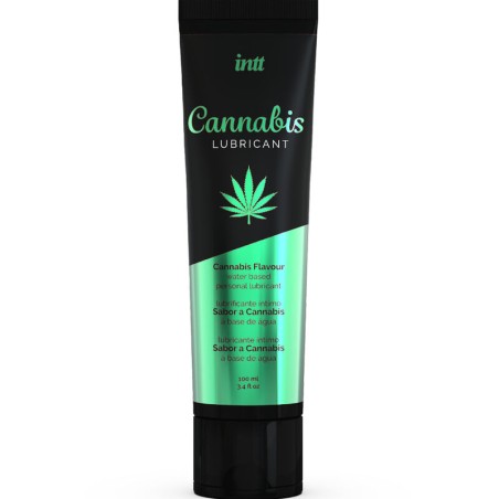 INTT LUBRICANTS - WATERGEBASEERD INTIEM GLIJMIDDEL MET CANNABISSMAAK
