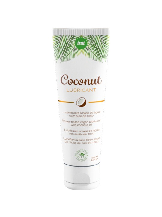 INTT - LUBRICANTE VEGANO A BASE DE AGUA CON SABOR INTENSO A COCO
