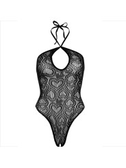 LEG AVENUE - BODY SANS COUTURE HALTER NECK NOIR
