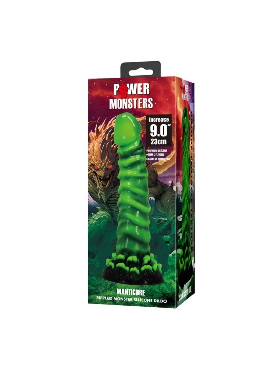POWER MONSTERS - MANTICORE FANTASY DILDO DE SILICONE 23 CM Ø 5 CM