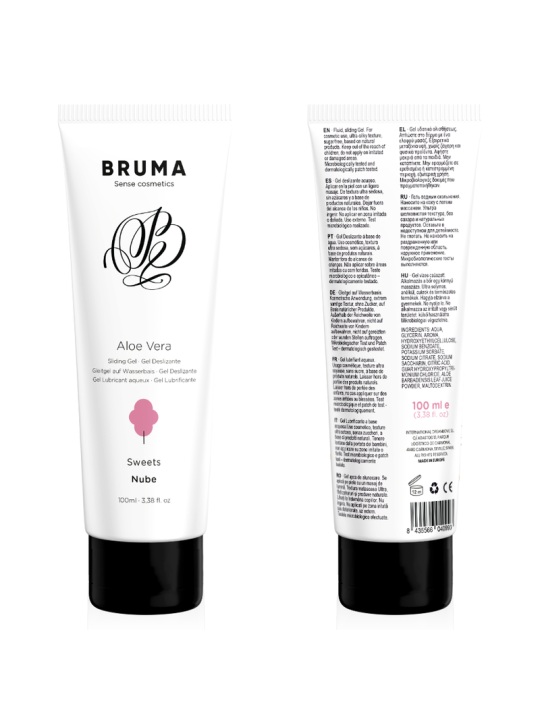 BRUMA - ALOE VERA GLEITGEL ZUCKERWATTE GESCHMACK 100 ML