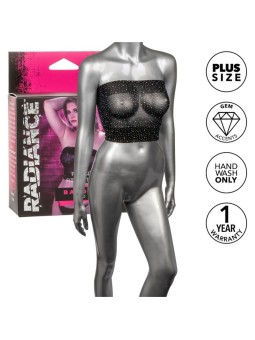 CALEXOTICS - RADIANCE BANDEAU TOP RHINE PLUS SIZE