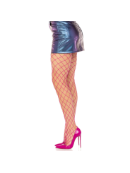 LEG AVENUE - DIAMOND FISHNNET PANTYHOSE PINK