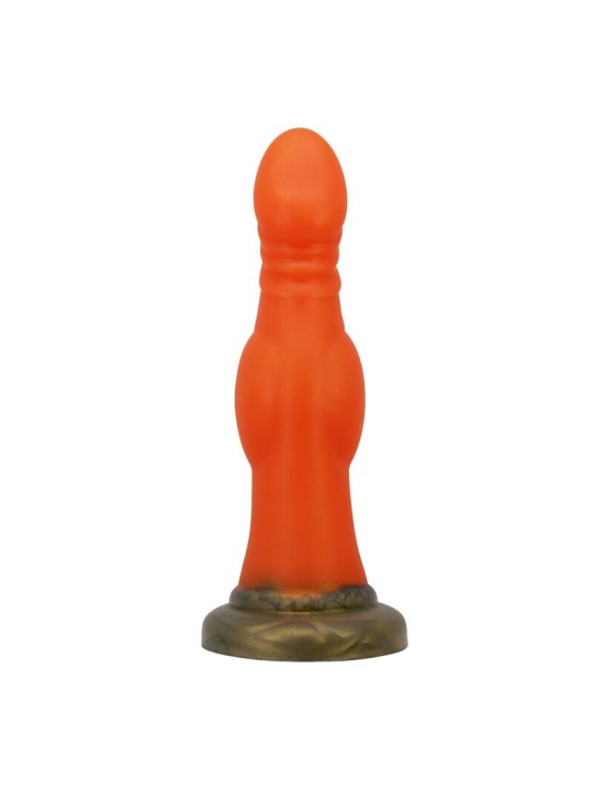 POWER MONSTERS - BLAZEHEART CHARGER FANTASY DILDO DE SILICONE 18,5 CM 
