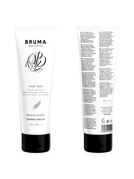BRUMA - GEL DESLIZANTE DE ALOE VERA NATURAL CONFORT 100 ML