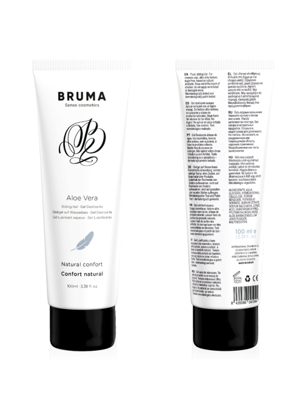 BRUMA - GEL DESLIZANTE DE ALOE VERA NATURAL CONFORT 100 ML