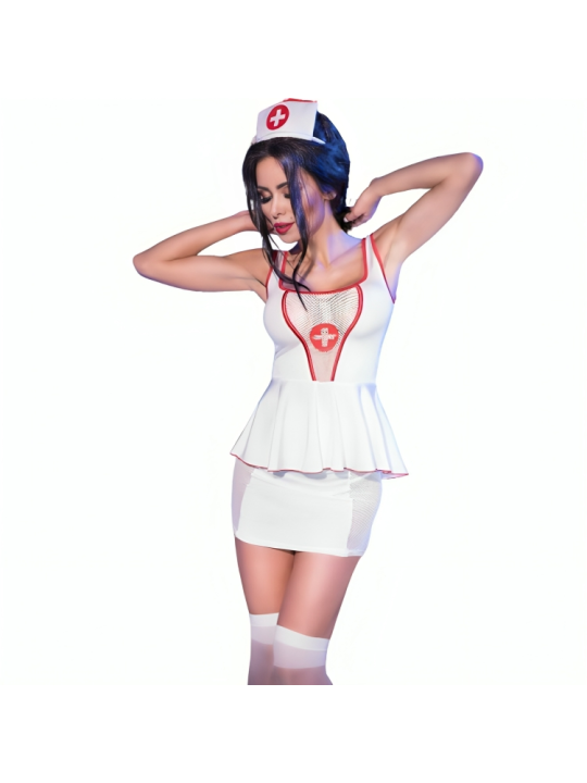 CHILIROSE - CR 4160 VERPLEEGKUNSTKOSTUUM TOP & ROK L/XL